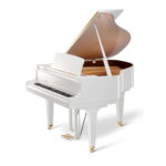Piano acústico cauda Kawai GL-10 WH/P (branco)