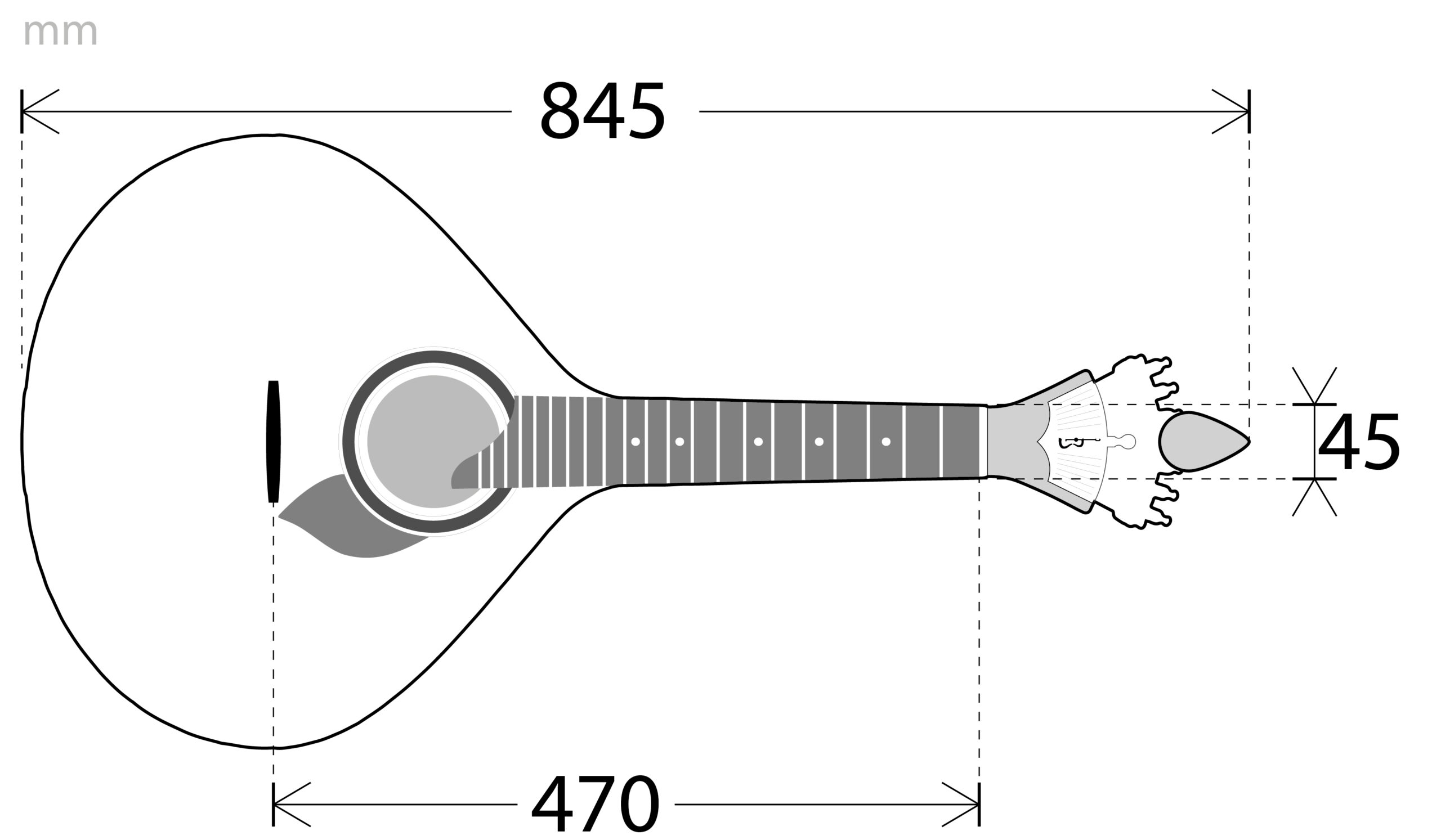 Guitarra Fado APC GF305 CB