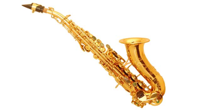 saxofone soprano curvo wisemann DSS C300