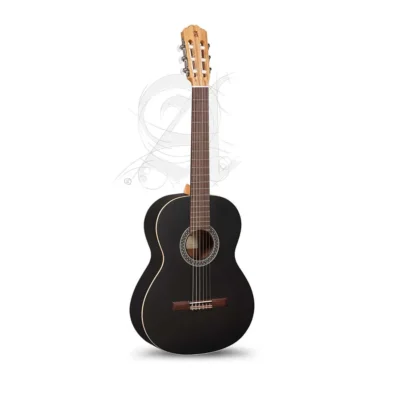 guitarra classica alhambra 1 c black satin front