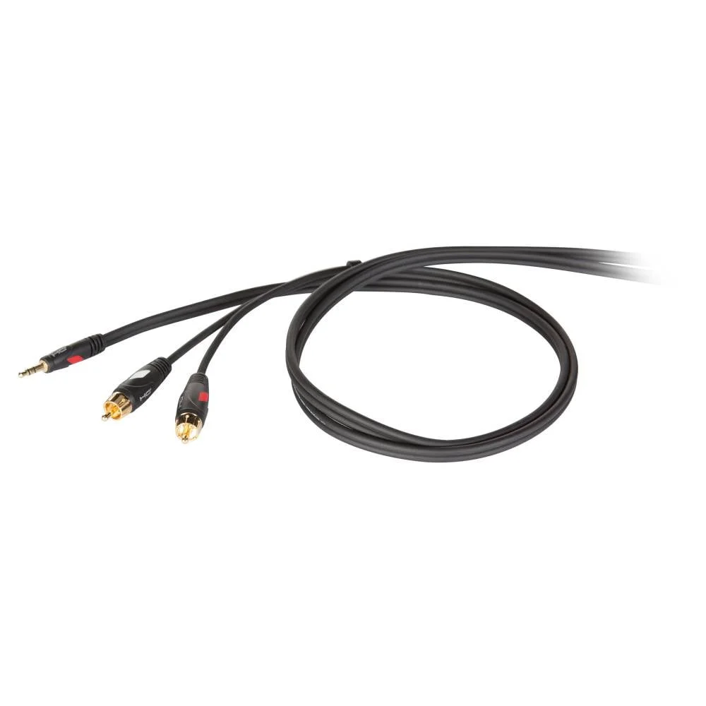 Cabo Proel 3.5 mm estereo - 2x RCA