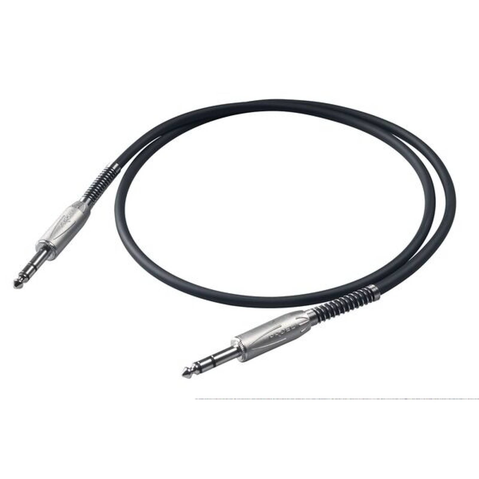 Cabo Proel 3 m jack 6.3 mm stereo jack 6.3 mm stereo