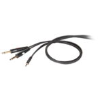 Cabo Proel Die Hard 3 m 1x jack 3.5 mm stereo 2x jack 6.3 mm mono