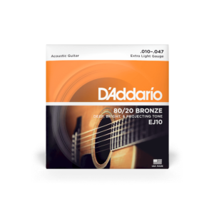 Jogo Cordas Guitarra Acústica D’Addario EJ10 - Electromúsica
