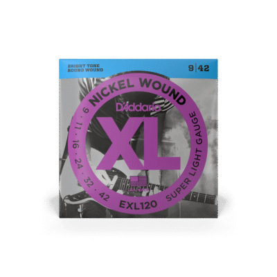 Jogo Cordas Guitarra Elétrica D'Addario EXL120 9-42 - Electromúsica