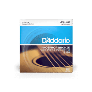 Jogo Cordas Guitarra Acústica D'Addario 12 Cordas EJ38