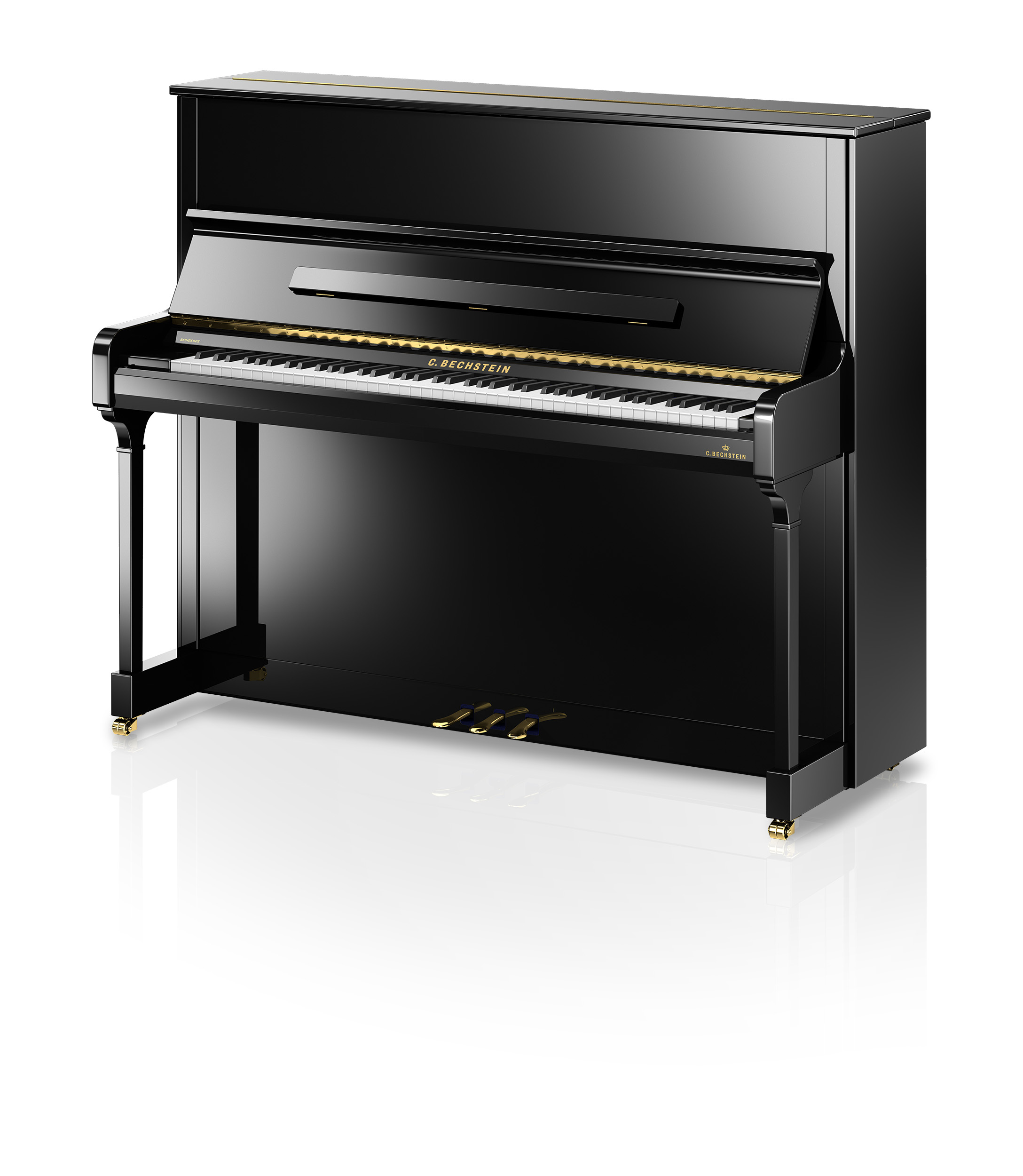 Piano Acústico Vertical C. Bechstein Residence R6 Style PE